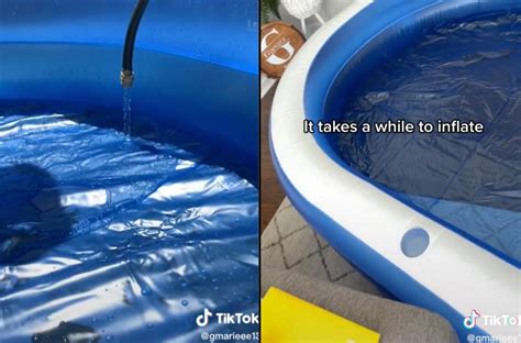 inflatable pool tiktok